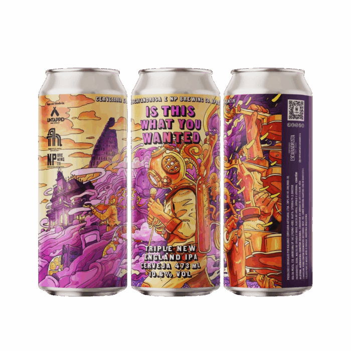 Escafandrista Is This What You Wanted - 473mL [Triple NE IPA] - Imagem 1