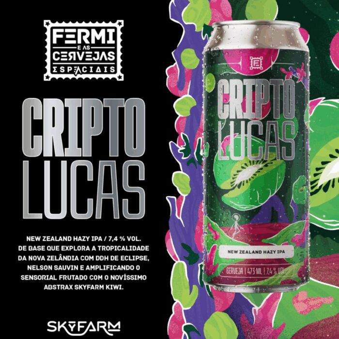 Fermi Criptolucas - 473mL [New Zealand Hazy IPA ] - Imagem 1